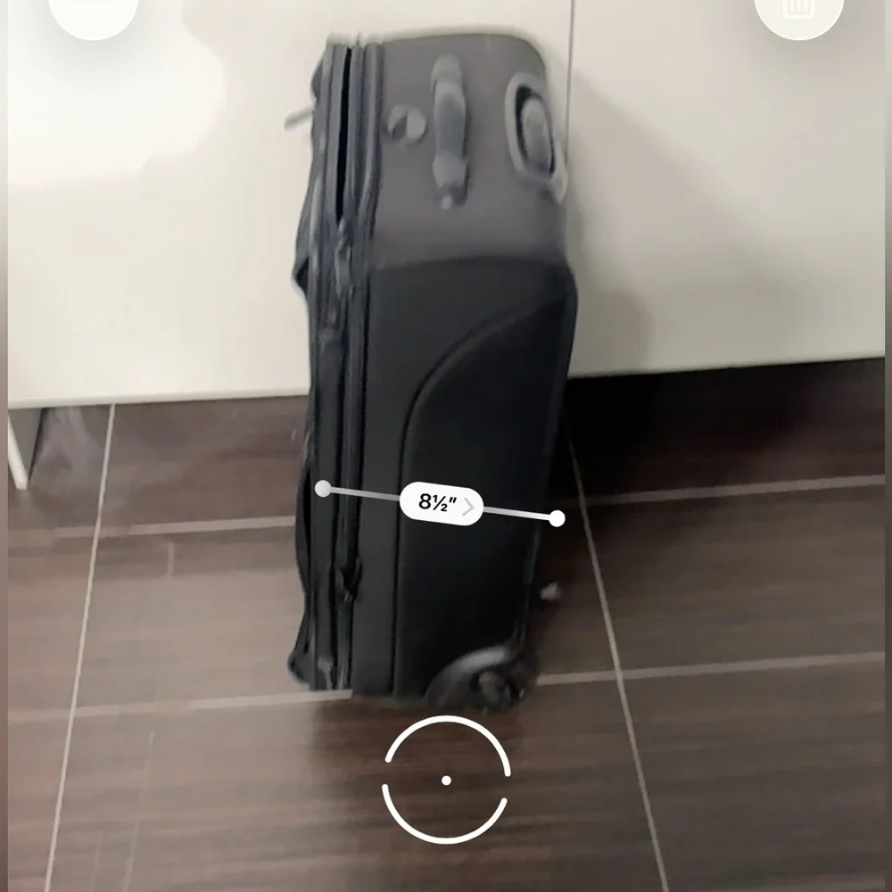 Tumi Black Rolling Carry-On Travel Bag